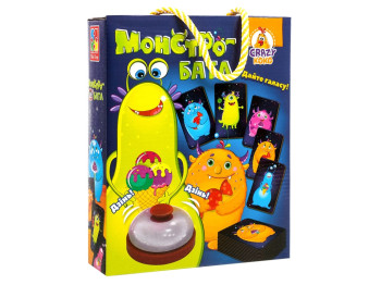 Гра настільна з дзвінком Монстро-батл, пошук збігів, Vladi Toys