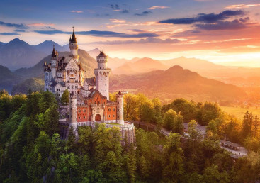 Пазлы Замок Нойшванштайн Германия, 500 элементов, Castorland