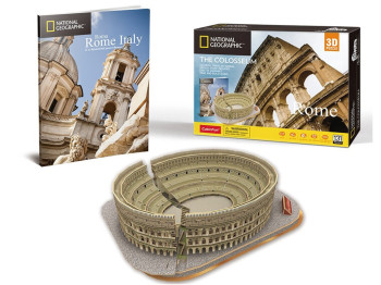 Тривимірна головоломка-конструктор National Geographic Колізей. Cubic Fun DS0976h