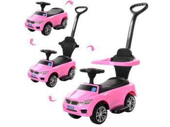 Каталка-толокар з батьківською ручкою 2в1. Bambi M 3503B-8