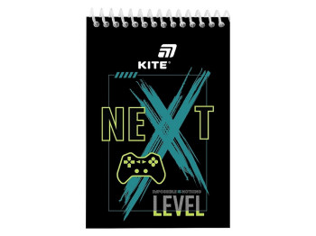 Блокнот А6 на спирали Next Level Kite K26-196-2, 48 листов