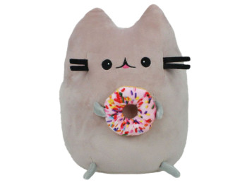 Мягкая игрушка подушка Кот Kopиця, 20 см, с функцией копилки, Копиця