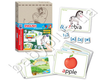 Дидактический материал с магнитами English, Vladi Toys