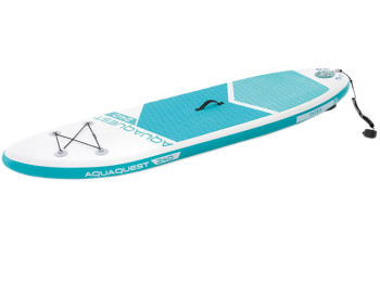 SUP-доска Intex Aqua Quest 240, весло, насос, поводок, сумка, 244×76×13см, цвет бирюзовый