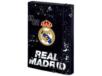 Папка для тетрадей В5 на резинке Kite FC Real Madrid RL26-210, картон