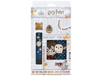 Набор бейдж на липучке и подвеске, 2 штуки, Harry Potter, Kite
