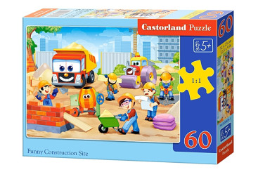 Пазлы Забавная стройка, 60 элементов, Castorland