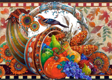 Пазлы Рог изобилия Д,Галчутт, 2000 элементов, Castorland