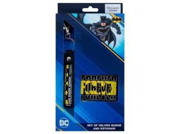 Набор бейджов на липучке и подвеска 2 шт, DC Batman, Kite