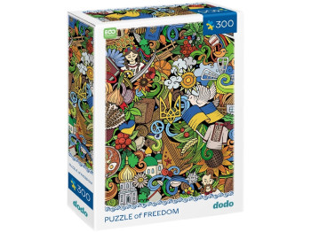 Пазл Украинское настроение, 300 элементов, DoDo 300587