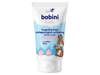 Ніжний захисний крем для обличчя та тіла Bobini Baby, гіпоалергенний, 75 мл