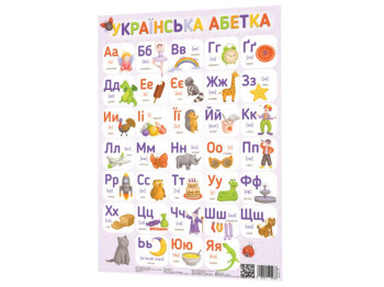 Плакат "Українська абетка", Zirka