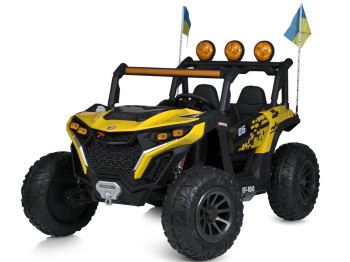 Дитячий електромобіль двомісний Джип. Bambi Racer M 6019EBLR-6