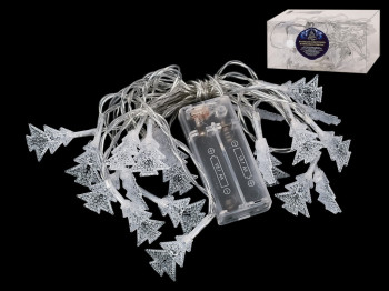 Гирлянда светодиодная Елки 3м желтая 20led, 2AA, R96104-Y