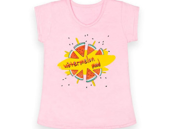 Футболка дитяча для дівчинки Good mood FT-22-10/1 літо, Зріст 116 рожевий, Gabbi