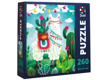 Пазли Llama cutie, 260 елементів, De,tail DT200-02