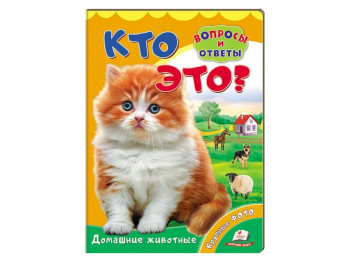 Детская книжка книжка-картонка Кто это? Домашние животные, Пегас