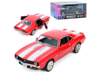 Машинка инерционная металлическая Chevrolet Camaro 1969, 15 см, открываются двери, АвтоСвіт