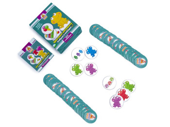 Игра настольная Цветные лягушата, Vladi Toys