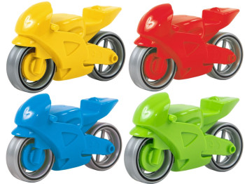 Мотоцикл игрушечный Kid Cars Sport 39535, 8.5 см, подвижные колеса, Tigres