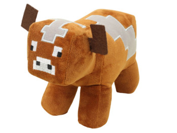 Мягкая игрушка Майнкрафт Коровка, 20 см, в пиксельном стиле, Копиця