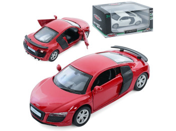 Машинка инерционная металлическая Audi R8 GT, AS-3058, 11 см, открываются двери, АвтоСвіт