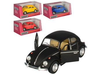 Машинка металева інерційна матова VOLKSWAGEN CLASSICAL BEETLE. Kinsmart KT 5057 WM