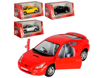 Машинка інерційна металева Toyota Celica KT5038W, 12 см, відчиняються двері, Kinsmart