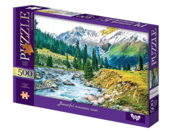 Пазлы Beautiful mountain river, 500 элементов, Danko Toys