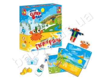 Простые игры с магнитами Времена года, Vladi Toys
