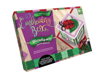 Набор для творчества Шкатулка Embroidery Box, Danko Toys