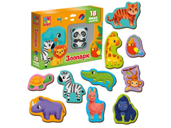 Набір магнітів Зоопарк, Vladi Toys