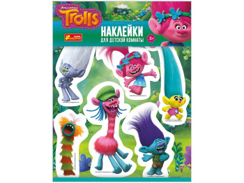 Наклейки интерьерные, Розочка, Цветан, Купер Тролли, Ranok Creative