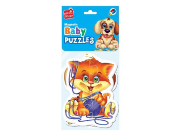 Магнитные бейби пазлы, Домашние животные, Vladi Toys