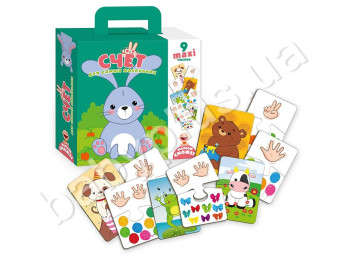Пазлы - двойняшки Счет, Vladi Toys
