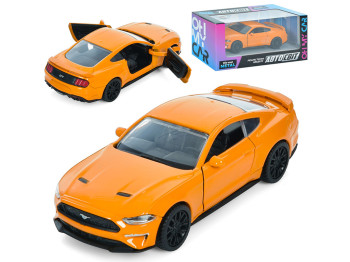 Машинка инерционная Ford Mustang GT, 12,5 см, открываются двери, металлическая, АвтоСвіт