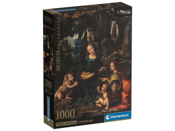 Пазлы Леонардо да Винчи Мадонна в скалах Clementoni, 1000 элементов