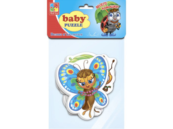 Беби пазлы, Веселые букашки, Vladi Toys