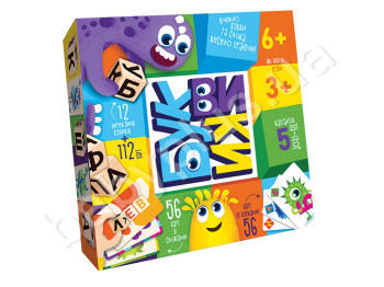 Настольная игра Буквики. DankoToys G-BU-01U. укр УЦЕНКА