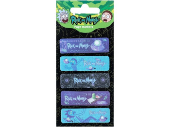Закладка бумажная с рисунком Rick&Morty 0,5х1,5х5 см, 100 шт, Kite