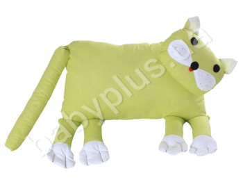 Игрушка-подушка Кот. Цвет салатовый. Homefort 2050218