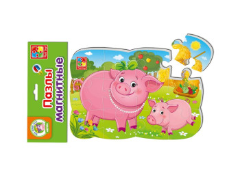 Мягкие пазлы Поросенок А5, Vladi Toys
