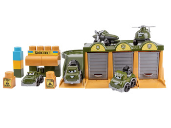 Игровой гараж военная база Технок 9277