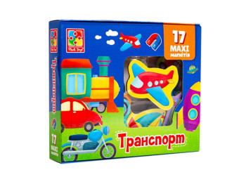 Набір магнітів Транспорт, Vladi Toys