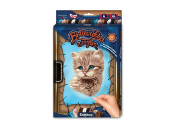 Набор для творчества Вышивка гладью по номерам на розтяжке, Danko Toys