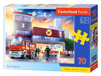 Пазлы Fire Station, 70 элементов, Castorland B-070121