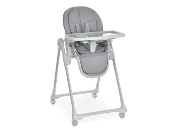 Стульчик для кормления El Camino CRYSTAL ME 1037 Nude Gray. 5-точечные ремни, вкладыш