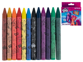 Мел восковый My Little Pony 12 цветов, Kite