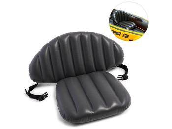 Сиденье для надувного каяка Intex 11643A, ПВХ, 33×42×70см, цвет серый