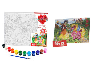 Картина по номерам роспись на холсте Пони, Danko Toys